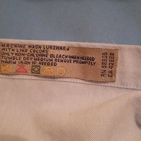 Comfort Zone by George Foreman Long-sleeved Blue Shirt - size 18 - Picture 4 of 9